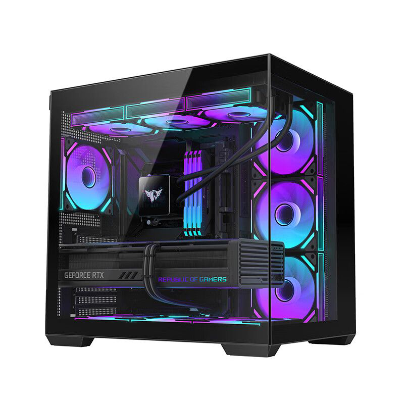 NEWLEAGUE ゲーミングデスクトップパソコン 特選モデル Core i7 14700K / RTX5070Ti / 32GB / NVMe SSD 2TB / 750W電源ユニット / Windows 11 Pro/WPS Office ミドルタワー G7BK-I47K-RT47TS