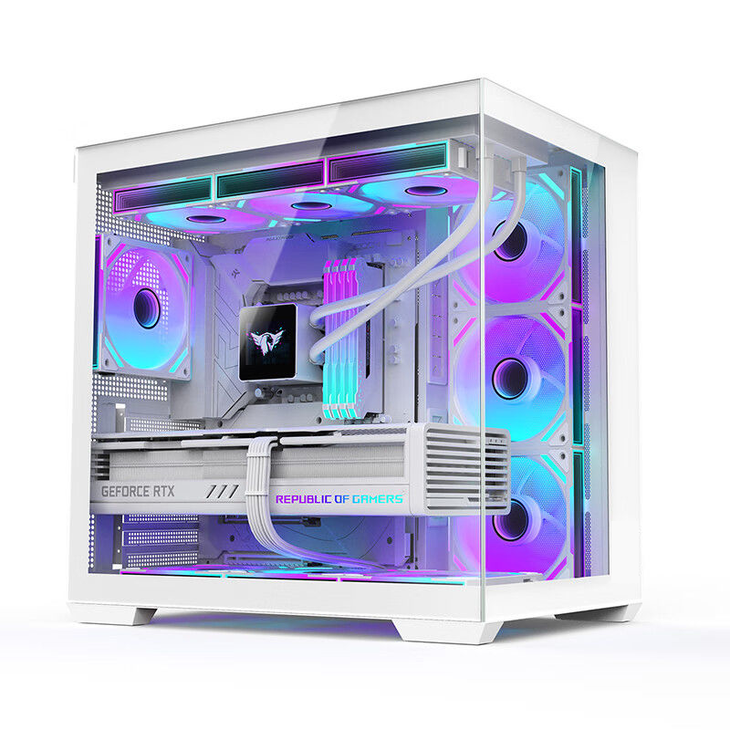 NEWLEAGUE ゲーミングデスクトップパソコン 特選モデル Core i7 14700K / RTX5070Ti / 32GB / NVMe SSD 2TB / 750W電源ユニット / Windows 11 Pro/WPS Office ミドルタワー G7WH-I47K-RT47TS