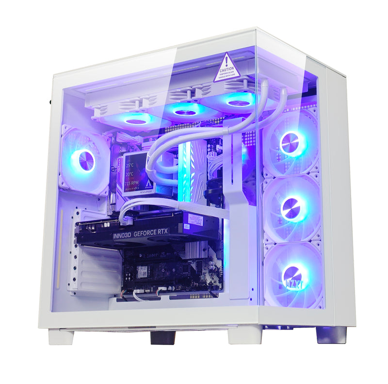 大規模LLM向け H9-WH｜LMMワークステーション｜Ryzen 9 9950X3D x RTX5090 32GB ｜ DDR5-192GB・SSD 4TB