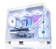 NEWLEAGUE ゲーミングデスクトップパソコン 特選エントリーモデル Core i5 14400F / RTX5060Ti / 16GB / NVMe SSD 1TB / 550W電源ユニット / Windows 11 Pro/WPS Office (Core i5 14400F / RTX5060Ti（ミドルスペック）, G6 水冷クーラー搭載ホワイトエディション)