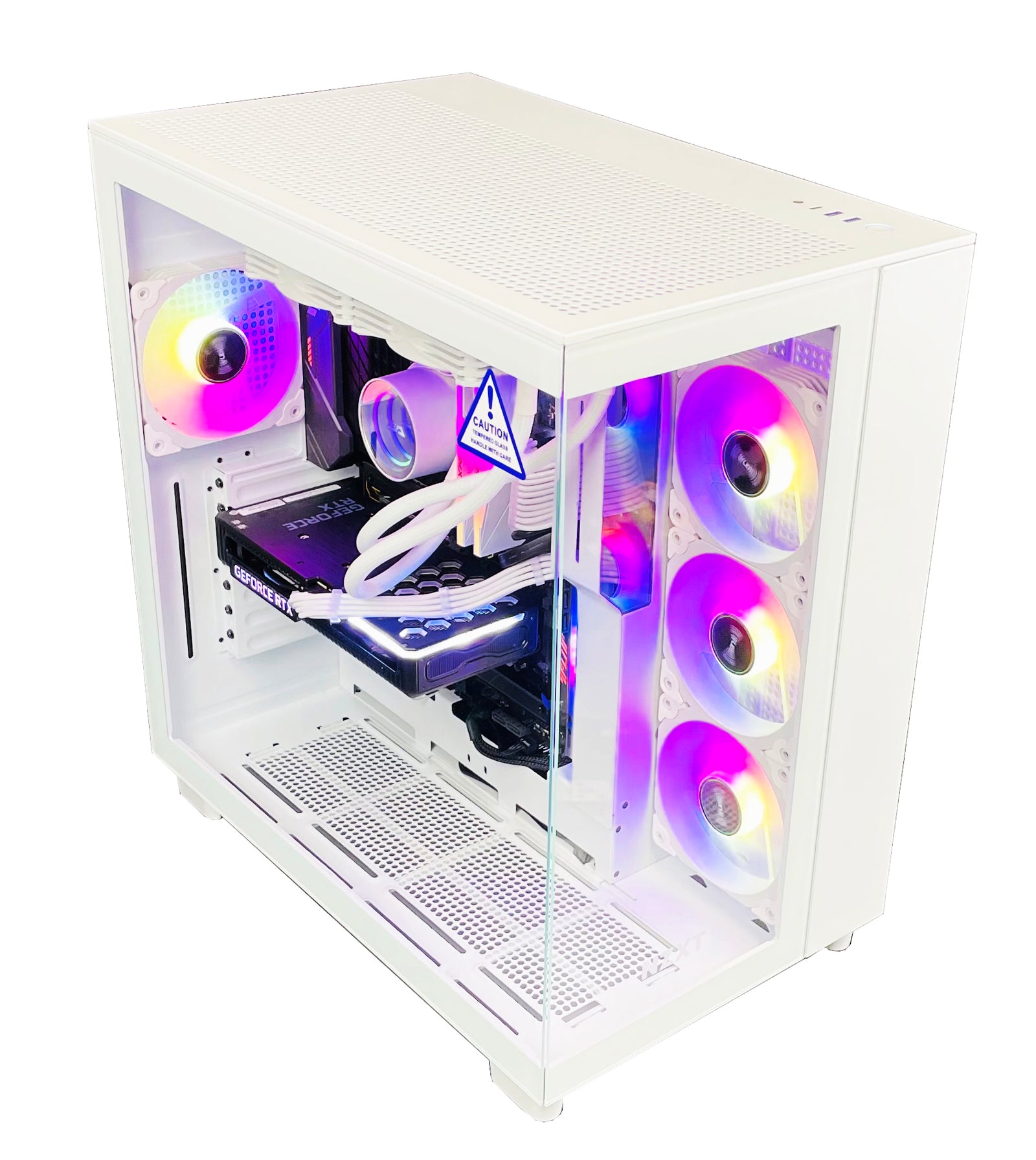 NEWLEAGUE ゲーミングデスクトップパソコン 特選エントリーモデル Core i7 14700F / RTX5070 / 32GB / NVMe SSD 1TB / 650W電源ユニット / Windows 11 Pro/WPS Office  水冷クーラー搭載H9モデル