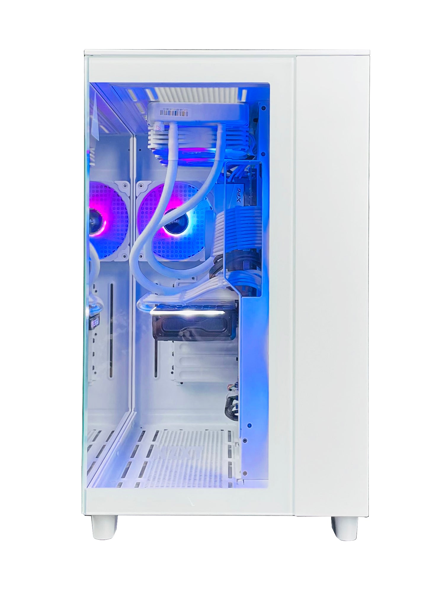 【NEWLEAGUE】G6ホワイトモデル  Ryzen 7 9800X3D / RTX 5070 搭載 高性能ゲーミングデスクトップPC　水冷クーラー搭載H9モデル