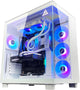 【NEWLEAGUE】ゲーミングパソコン Ryzen 9 9950X3D / RTX5080 / メモリ64GB / NVMe SSD 2TB / WIFI 6E / Windows11Pro / WPS Office ミドルタワー デスクトップパソコン (Ryzen 9 9950X3D / RTX5080（ウルトラハイスペック）, White)