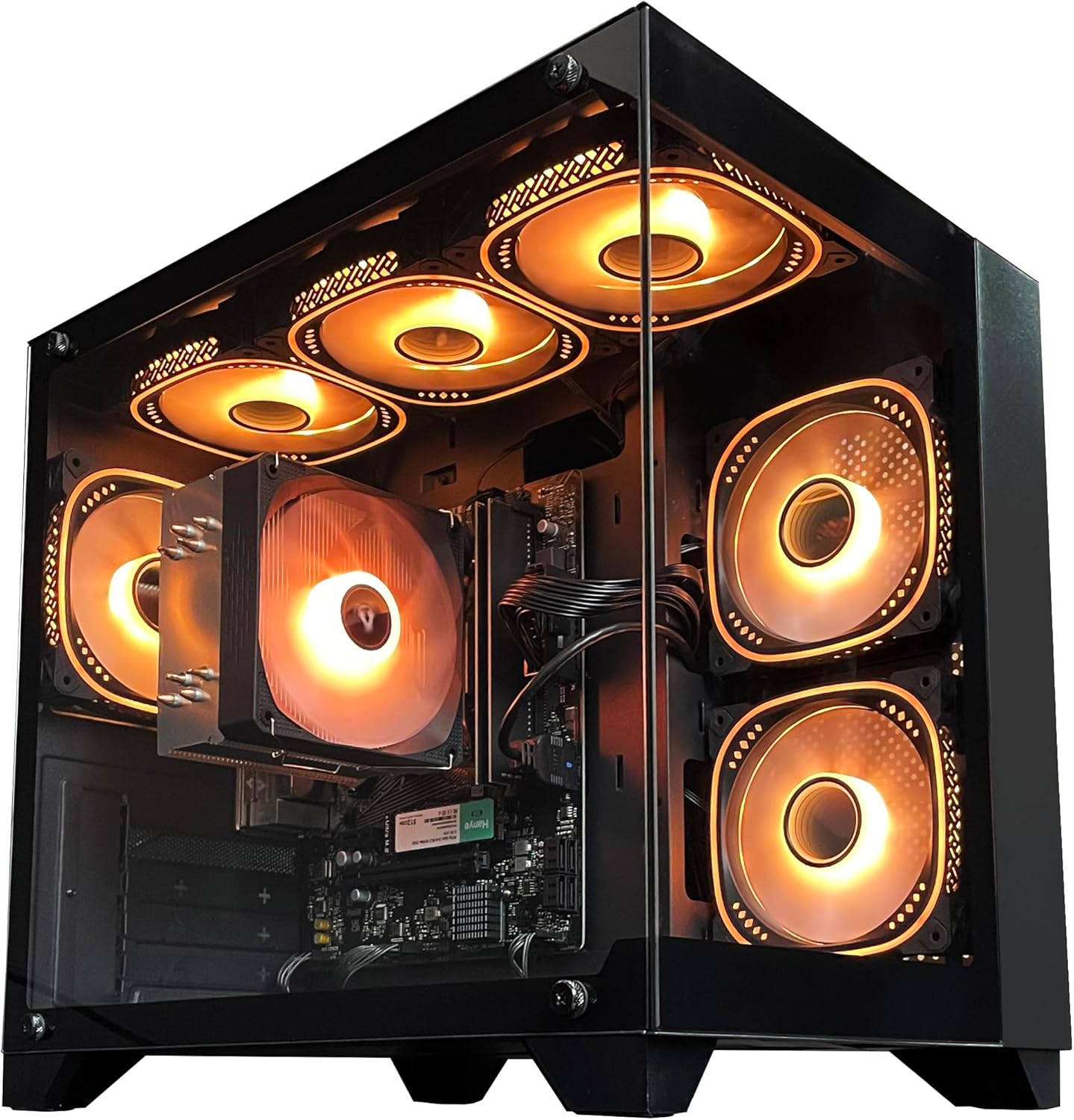 【NEWLEAGUE】 特選モデル Ryzen 5 5600GT / 16GB / NVMe SSD 512GB / 550W電源ユニット / Windows 11 Pro/WPS Office ミニタワー G6BK-R56G