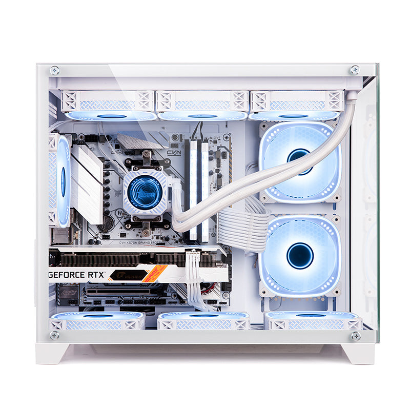 NEWLEAGUE ゲーミングデスクトップパソコン 特選モデル Core i7 14700K / RTX5070 Ti / 32GB / NVMe SSD 2TB / 750W電源ユニット / Windows 11 Pro/WPS Office ミニタワーモデル　G6WH-I47K-RT47TS