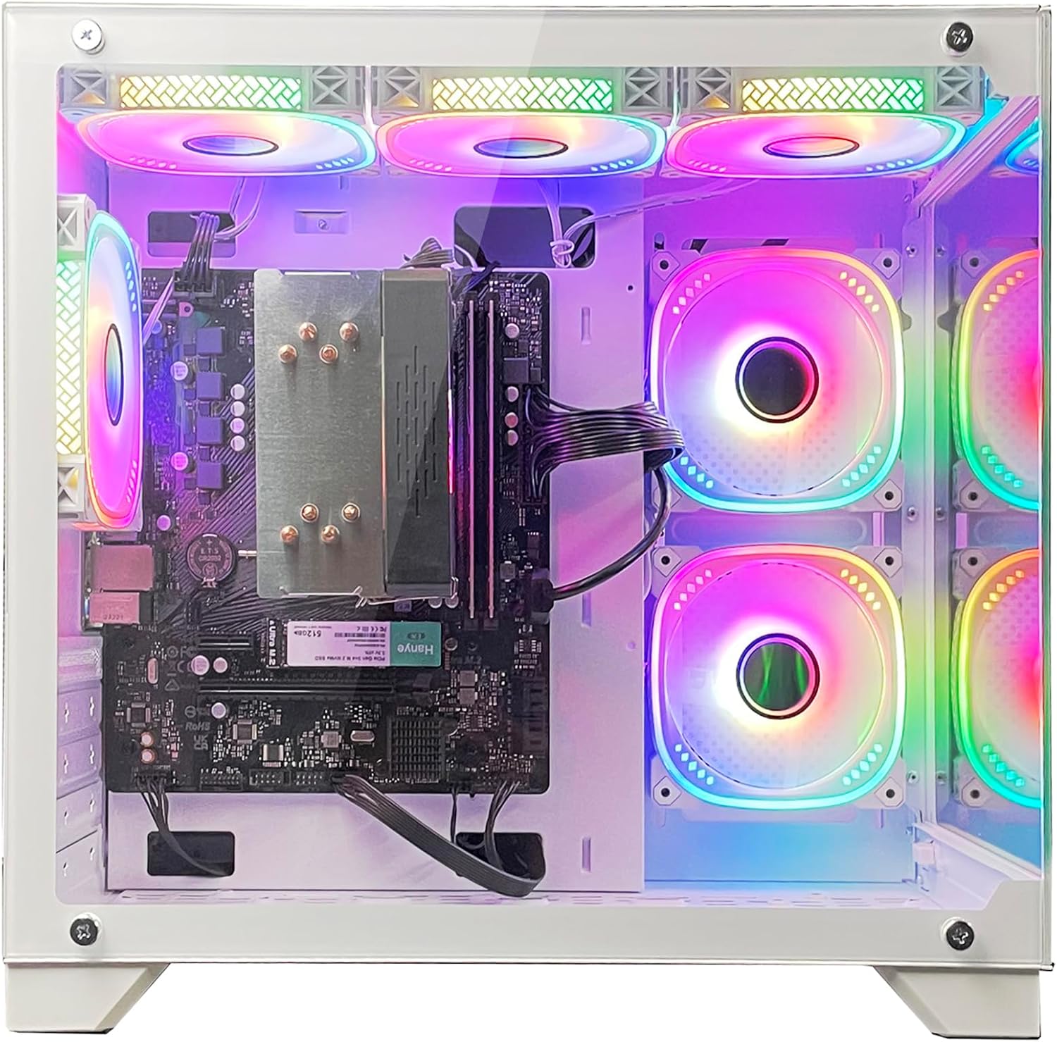 ゲーミングベース AIパソコン Ryzen5 8600G搭載 / DDR5 16GBメモリー / SSD 512GB / Windows 11 Pro