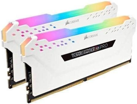 Corsair DDR4-3200MHz デスクトップPC用 メモリ VENGANCE RGBシリーズ 32GB [16GB×2枚] ホワイトCMW32GX4M2E3200C16W