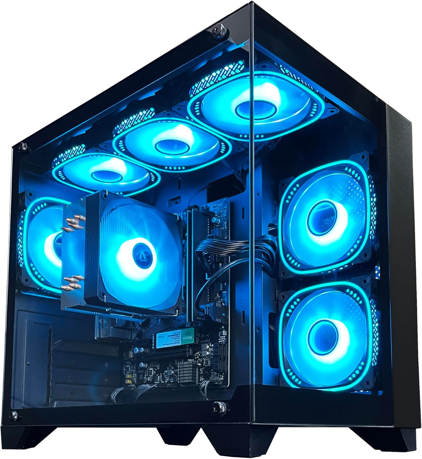 【NEWLEAGUE】 特選モデル Ryzen 5 5600GT / 16GB / NVMe SSD 512GB / 550W電源ユニット / Windows 11 Pro/WPS Office ミニタワー G6BK-R56G