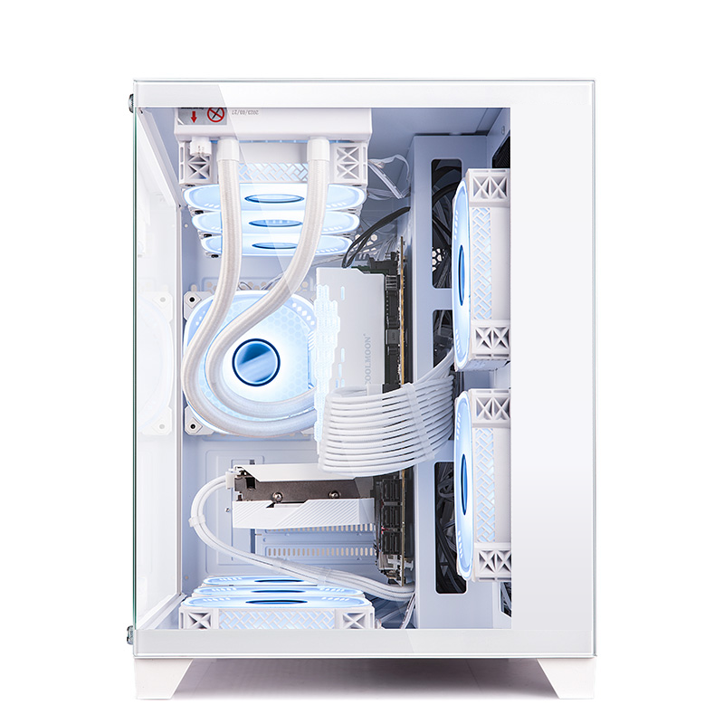 NEWLEAGUE ゲーミングデスクトップパソコン 特選モデル Core i7 14700K / RTX5070 Ti / 32GB / NVMe SSD 2TB / 750W電源ユニット / Windows 11 Pro/WPS Office ミニタワーモデル　G6WH-I47K-RT47TS