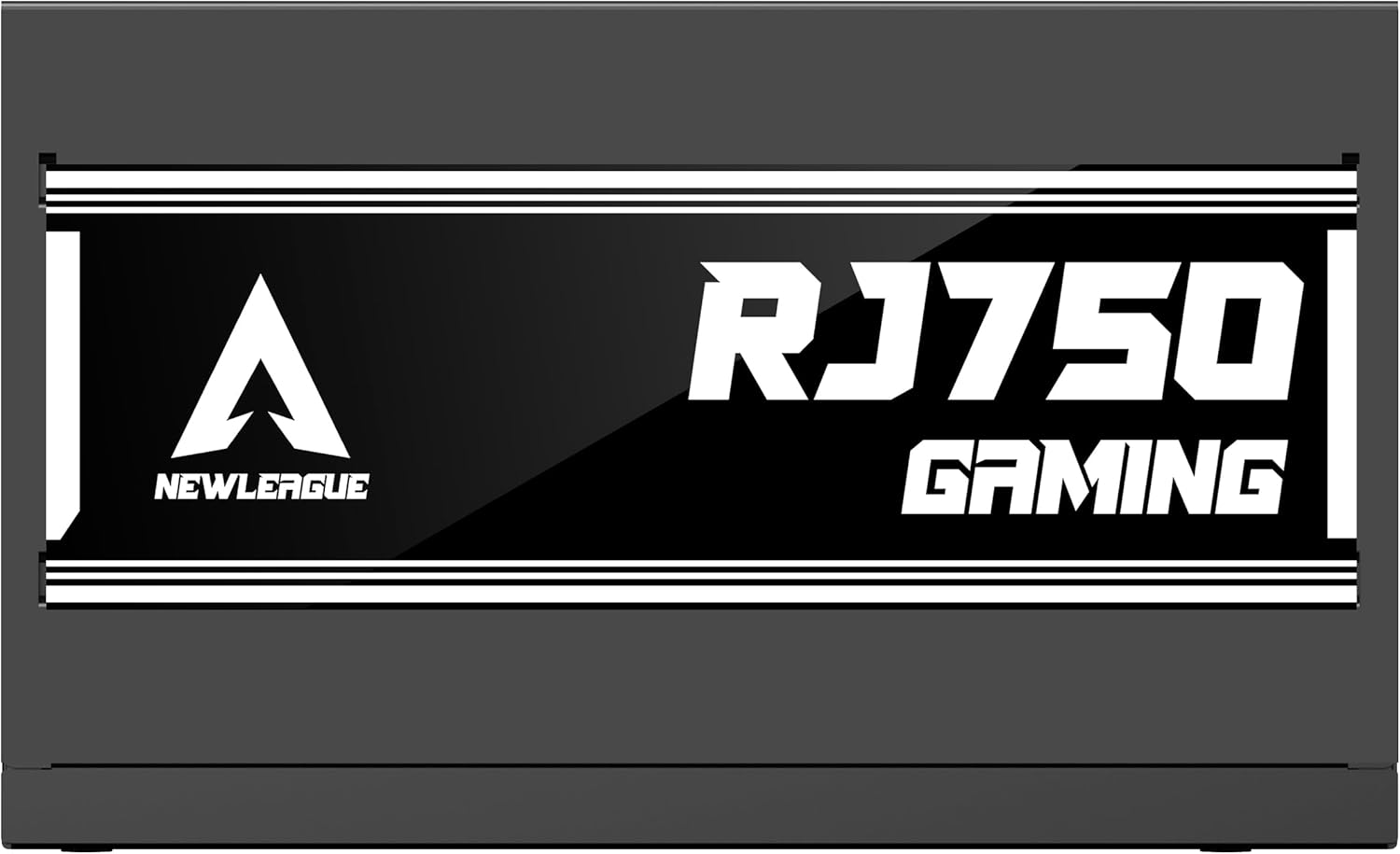 NEWLEAGUE RJ750 GAMING シリーズ 電源ユニット, 750W, 80PLUS BRONZE認証, PCIE 5.1対応，直付けモデル【5年保証】 ブラック