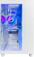 【NEWLEAGUE】ゲーミングパソコン Ryzen 9 9950X3D / RTX5080 / メモリ64GB / NVMe SSD 2TB / WIFI 6E / Windows11Pro / WPS Office ミドルタワー デスクトップパソコン (Ryzen 9 9950X3D / RTX5080（ウルトラハイスペック）, White)