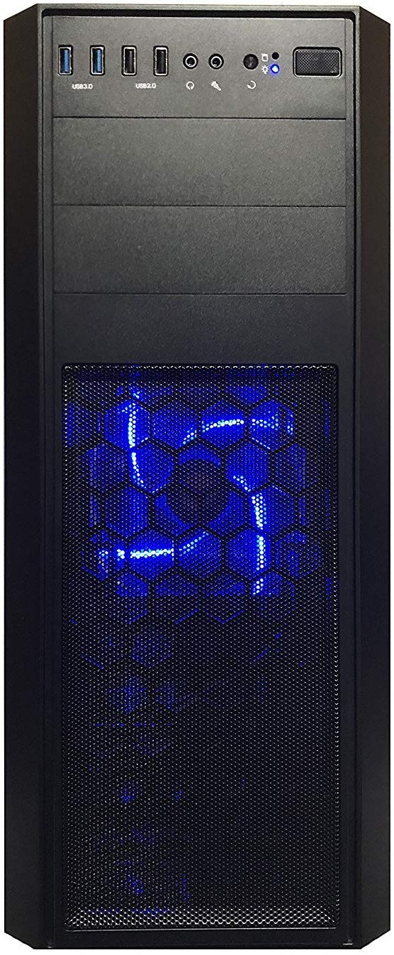 NEWLEAGUE ゲーミングデスクトップパソコン コスパ重視 特選モデル Ryzen 5 5500 / RTX5060 / 32GB / NVMe SSD 1TB / 550W電源ユニット / Windows 11 Pro/WPS Office NR5-N56I (RTX5060 GDDR7 8GB, ブラック)