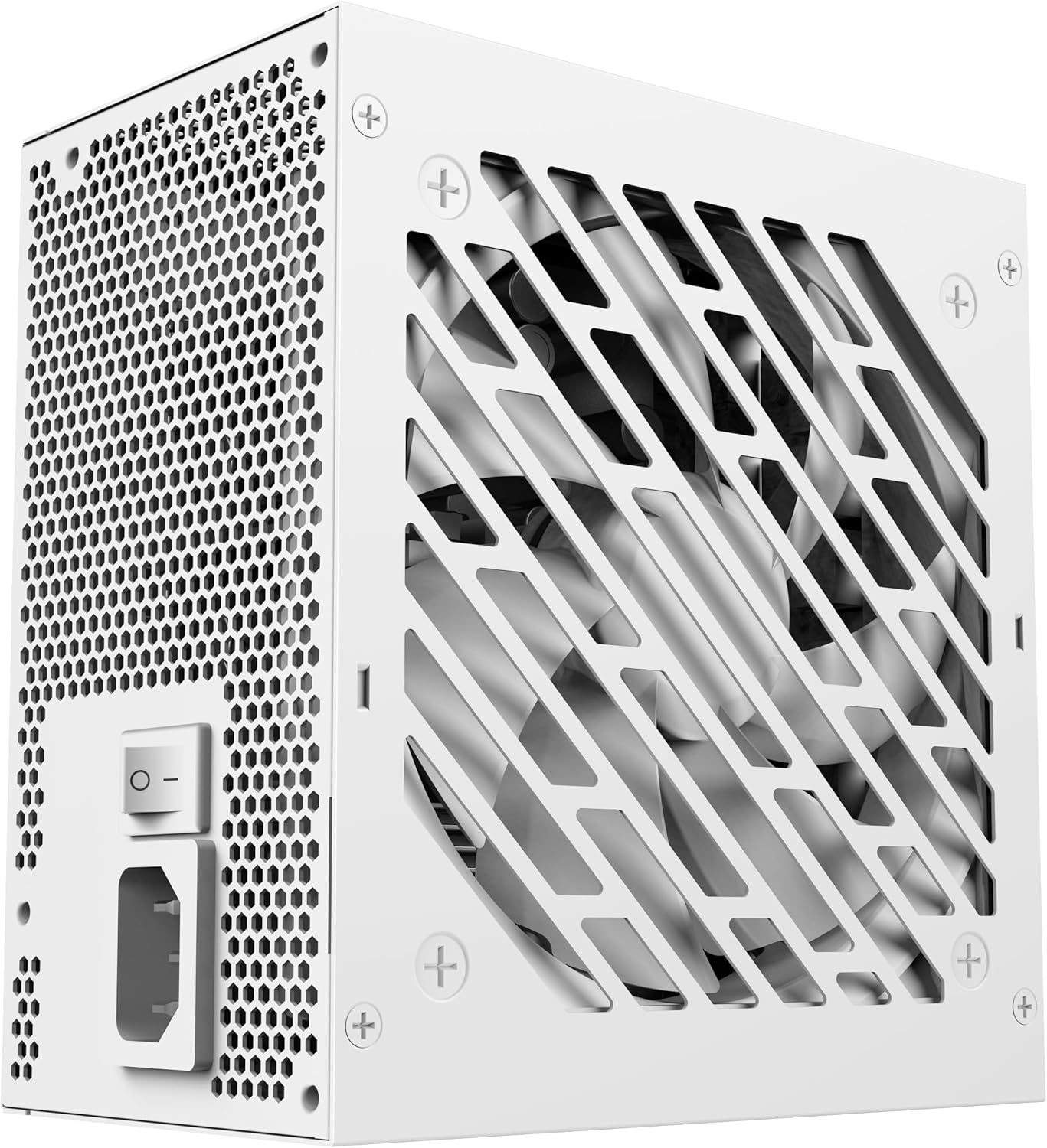 NEWLEAGUE RJ750 GAMING シリーズ 電源ユニット, 750W, 80PLUS BRONZE認証, PCIE 5.1対応，直付けモデル【5年保証】 ホワイト