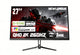 NEWLEAGUE ゲーミングモニター 27インチ 2K QHD(2560×1440), FAST IPSパネル, 260Hz，応答速度1ms,FreeSync＆G-Sync対応, 120％sRGB, HDR400認証, 低ブルーライト,フリッカーフリー, HDMI2.0×2 / DP1.4×2 ，3年保証 HYPER 27Q24O 固定型スタンド
