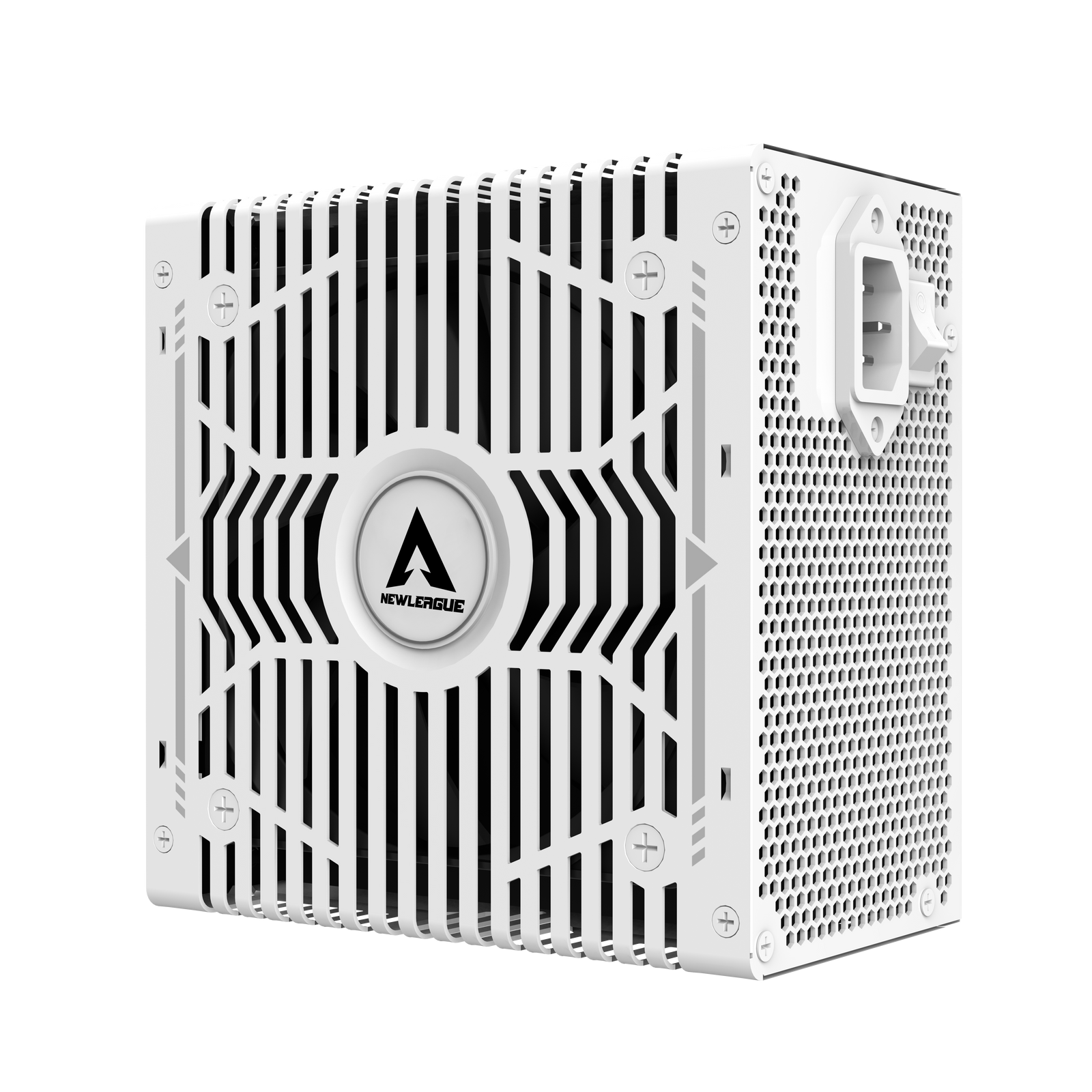 NEWLEAGUE RT1200 ゲーミングPC用電源, 1200W, ATX3.1, PCIe 5.1, 80 PLUS Gold認証, フルモジュラー (ホワイト, 1200W)