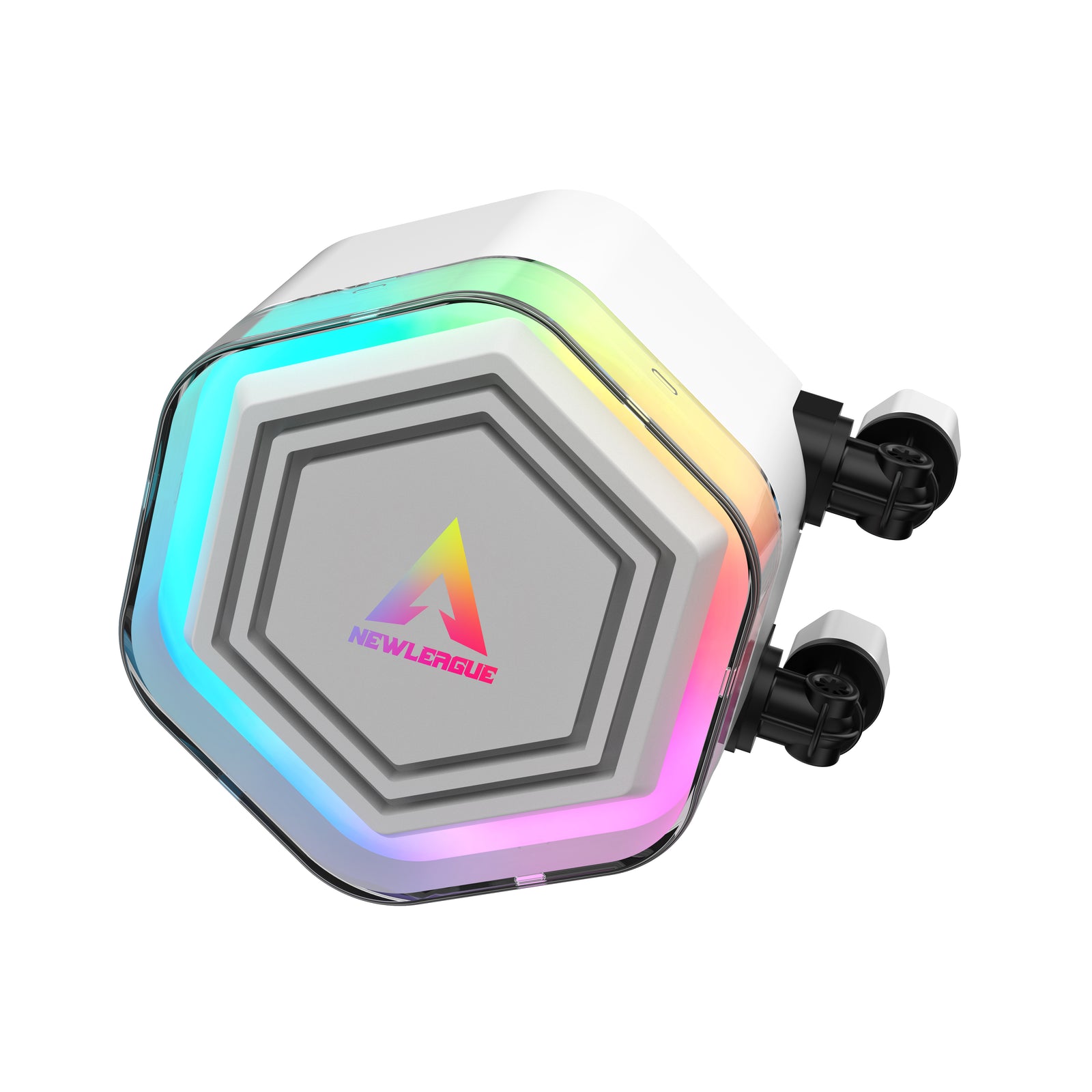 NEWLEAGUE CPU クーラー ハイパフォーマンス 240mm ARGB Sync対応 LED5V PWM 簡易水冷式CPUクーラー LGA1700 / LGA1851 / AM5ソケット対応 LUMISILENT 240