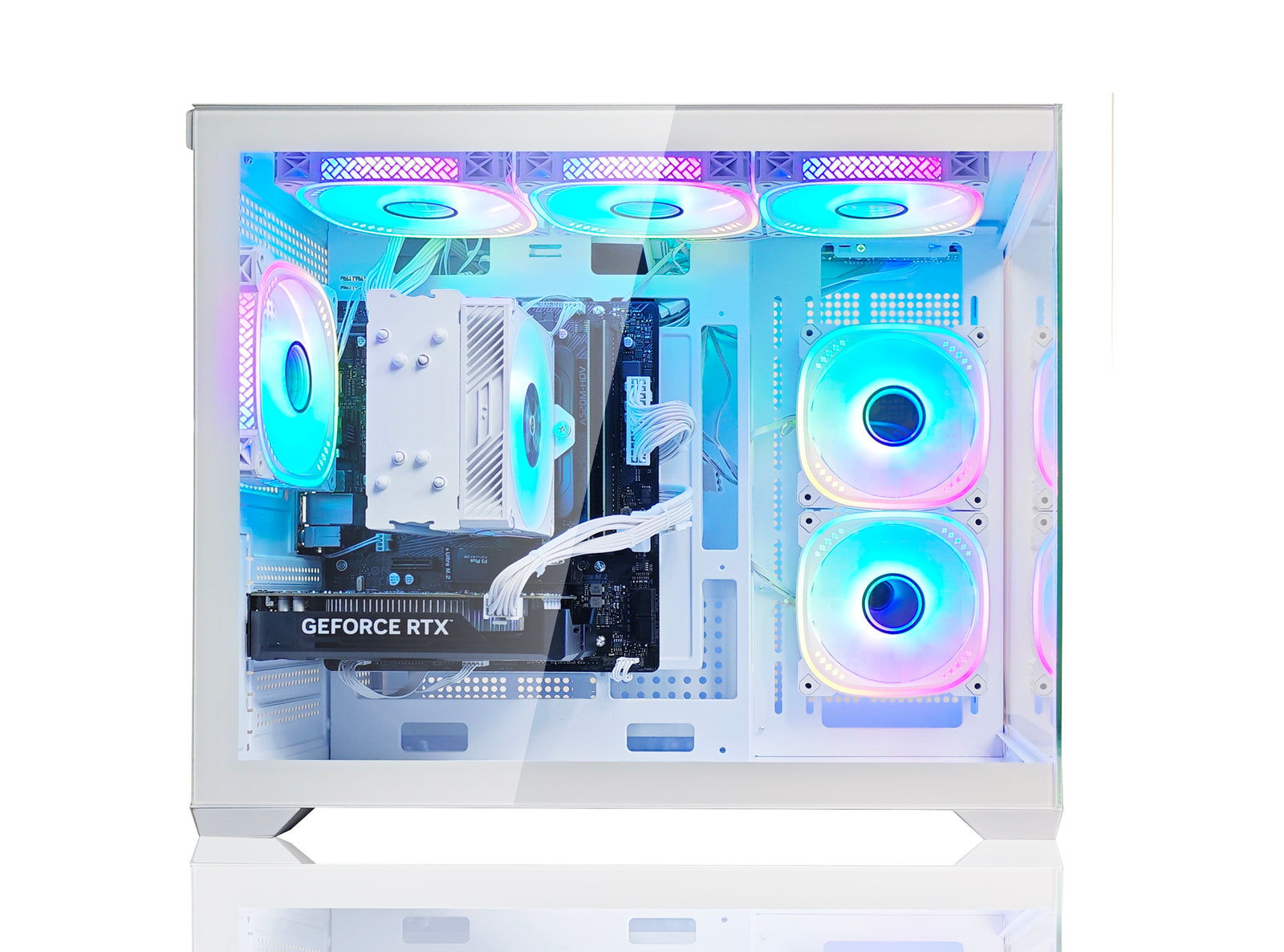【NEWLEAGUE】ゲーミングパソコン Ryzen 7 5700X / RTX5060Ti / メモリ16GB / NVMe SSD 1TB / Windows11Pro / WPS Office ミドルタワー  G6WH-R75X-RTX56Ti