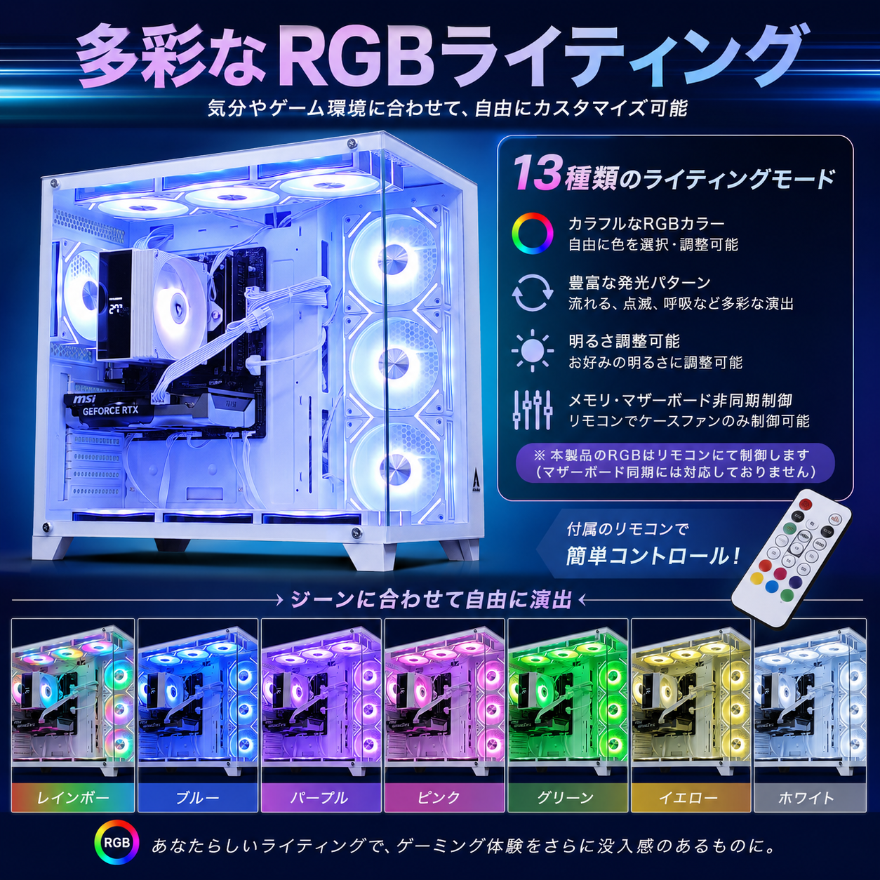 NEWLEAGUE AGILE G7-WH｜スタンダードゲーミング｜Ryzen 5 5500 × RTX 3050 ｜16GB・512GB SSD