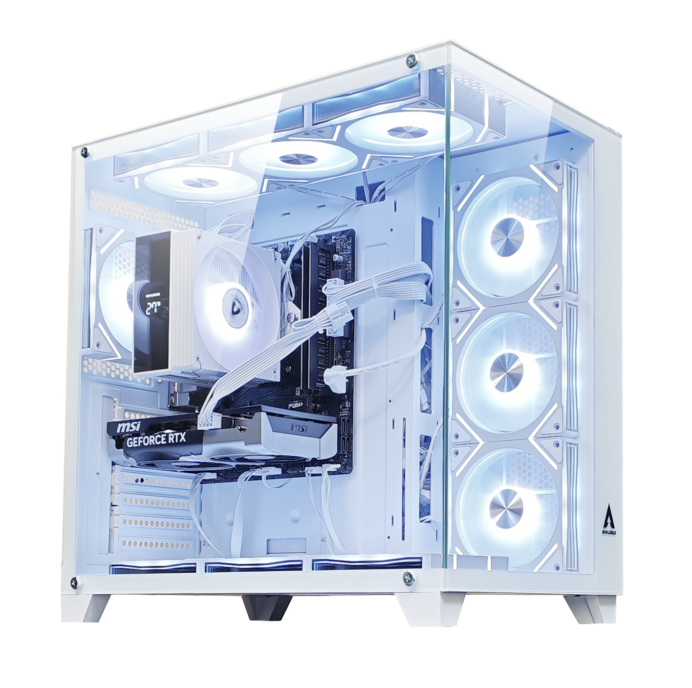 NEWLEAGUE AGILE G7-WH｜ハイパフォーマンスモデル｜Ryzen 7 5700X × RTX 5060 Ti 16GB｜16GB・1TB SSD