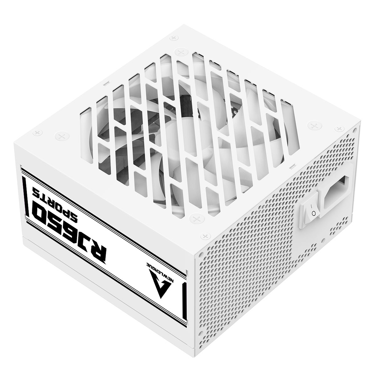 NEWLEAGUE RJ GAMING シリーズ 電源ユニット, 650W, 80PLUS BRONZE認証, 直付けモデル ホワイトケーブル【5年保証】