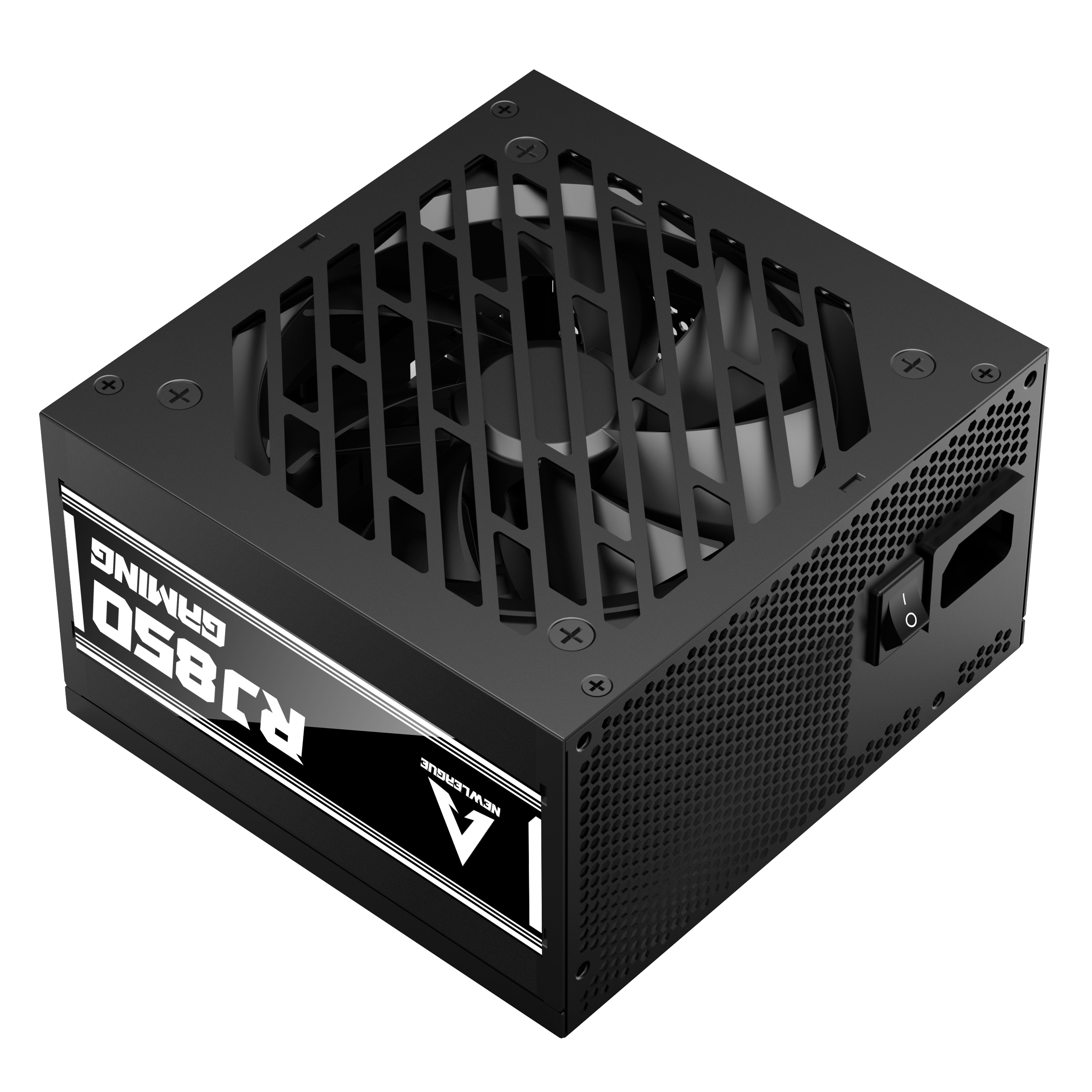 NEWLEAGUE RJ850 GAMING シリーズ 電源ユニット, 850W, 80PLUS BRONZE認証, PCIE 5.1対応，直付けモデル【5年保証】 ブラック