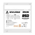 NEWLEAGUE RJ850 GAMING シリーズ 電源ユニット, 850W, 80PLUS BRONZE認証, PCIE 5.1対応，直付けモデル【5年保証】 ホワイト