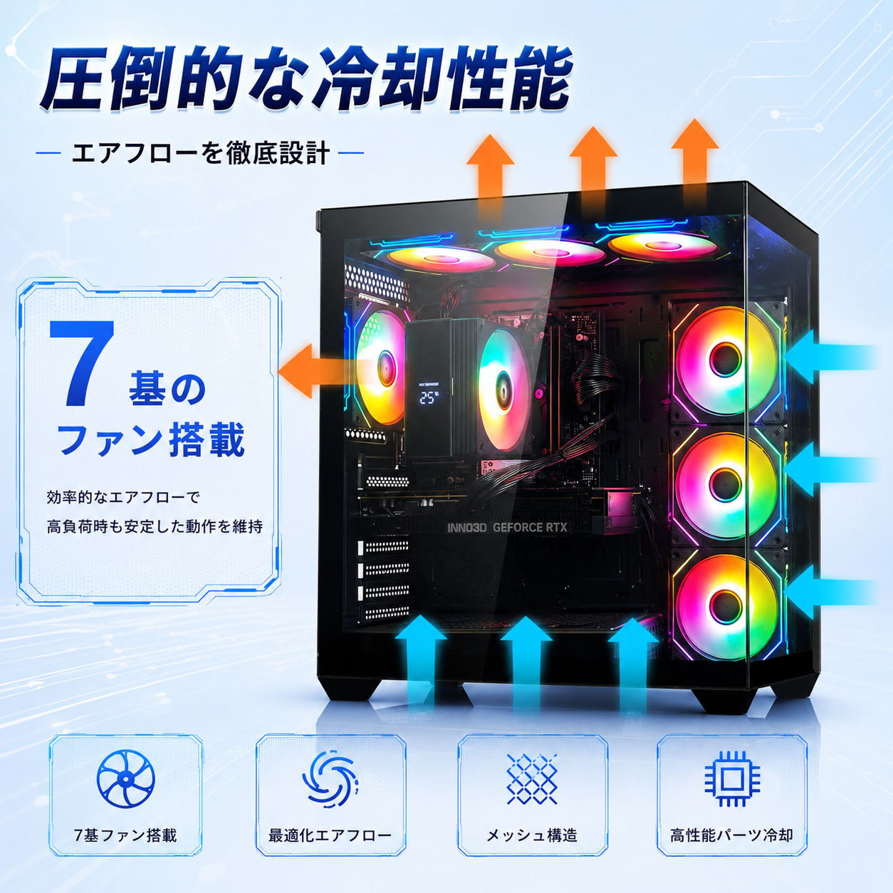 NEWLEAGUE AGILE K6-BK｜スタンダードモデル｜Ultra 5 225F × RTX 5060｜16GB・512GB SSD