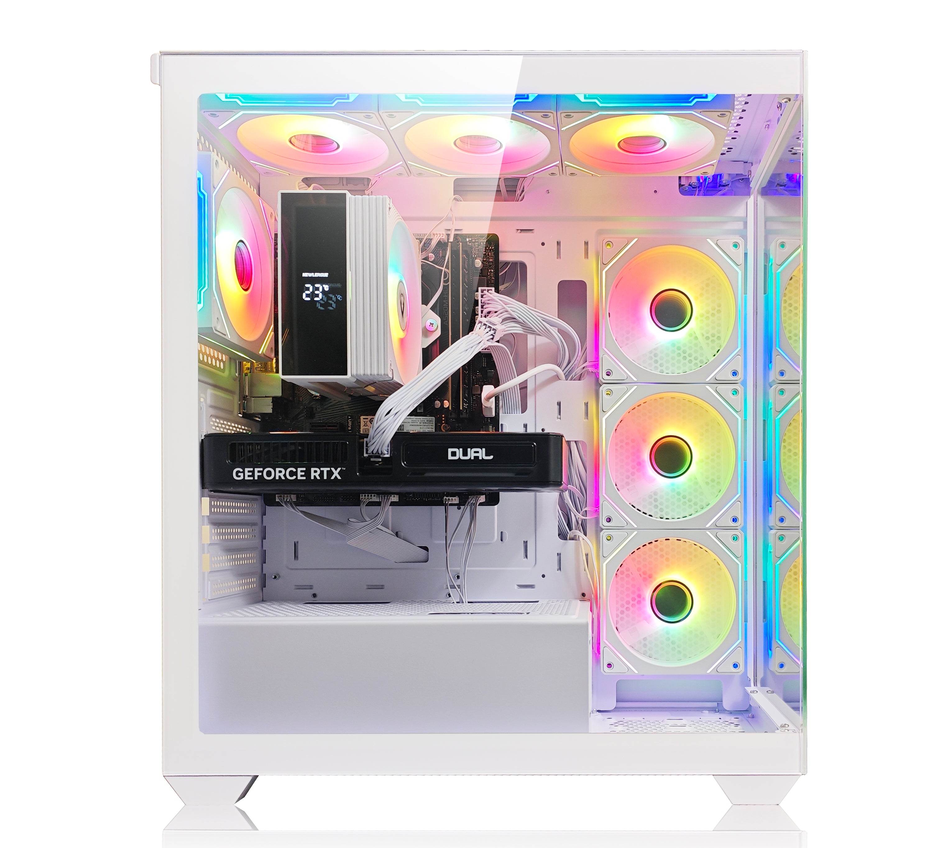 NEWLEAGUE AGILE K6-WH｜スタンダードモデル｜Ryzen 7 5700X × RTX 5060｜16GB・1TB SSD