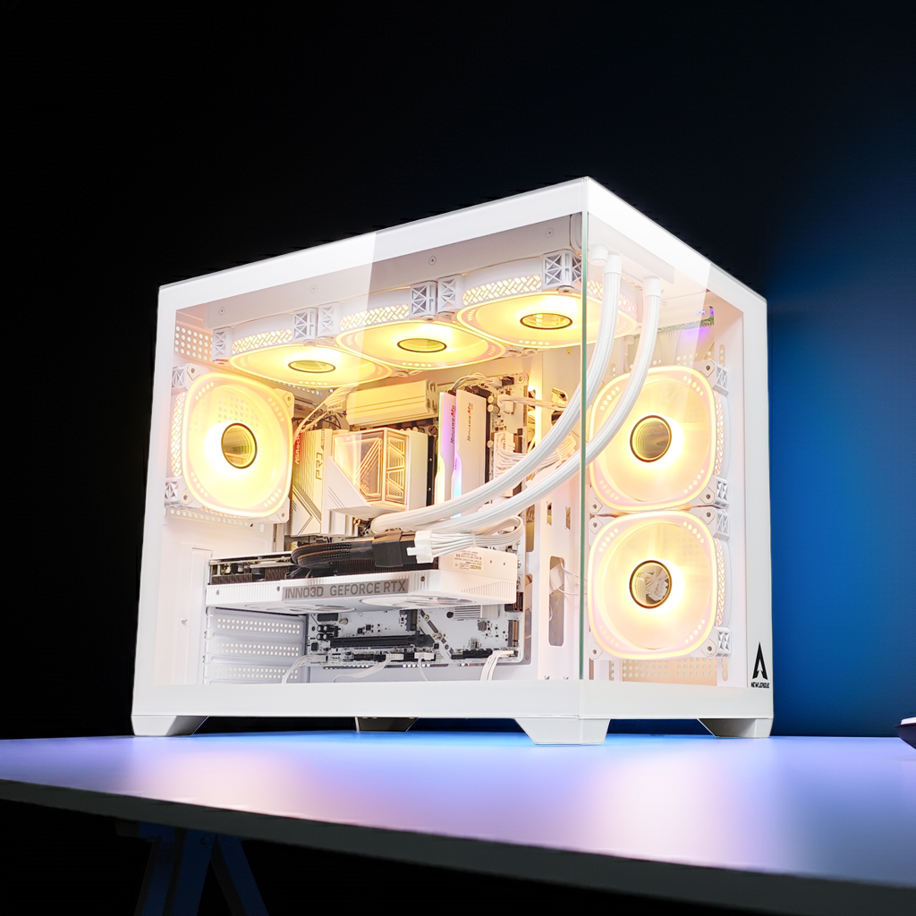NEWLEAGUE ゲーミングPC, Ryzen 7 9700X, RTX5070Ti搭載, 32GBメモリ, 2TB NVMe SSD, RGB冷却ファン, Windows11 Pro G6WH-R797X-322T-RT57Ti